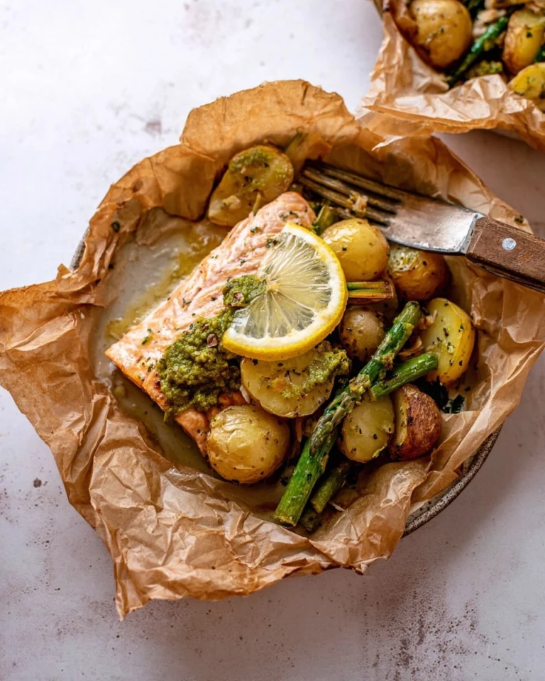 Spring-Salmon-And-Potato-Parchment-Packets-Recipe