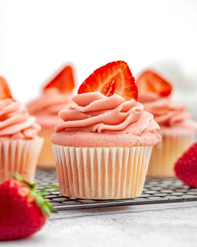 Strawberry-Cupcakes-Recipe