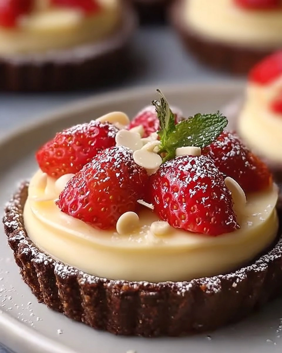 White Chocolate Mousse Tart
