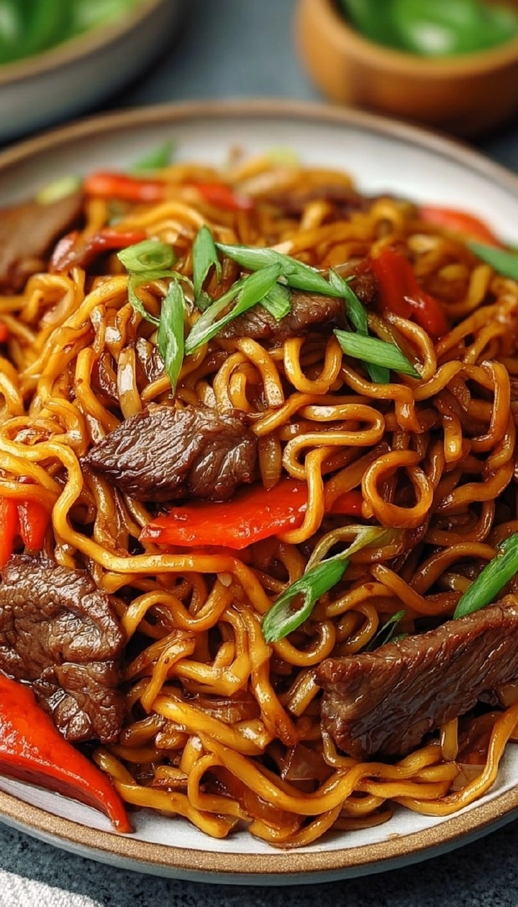 Beef Lo Mein 7 Beef Lo Mein