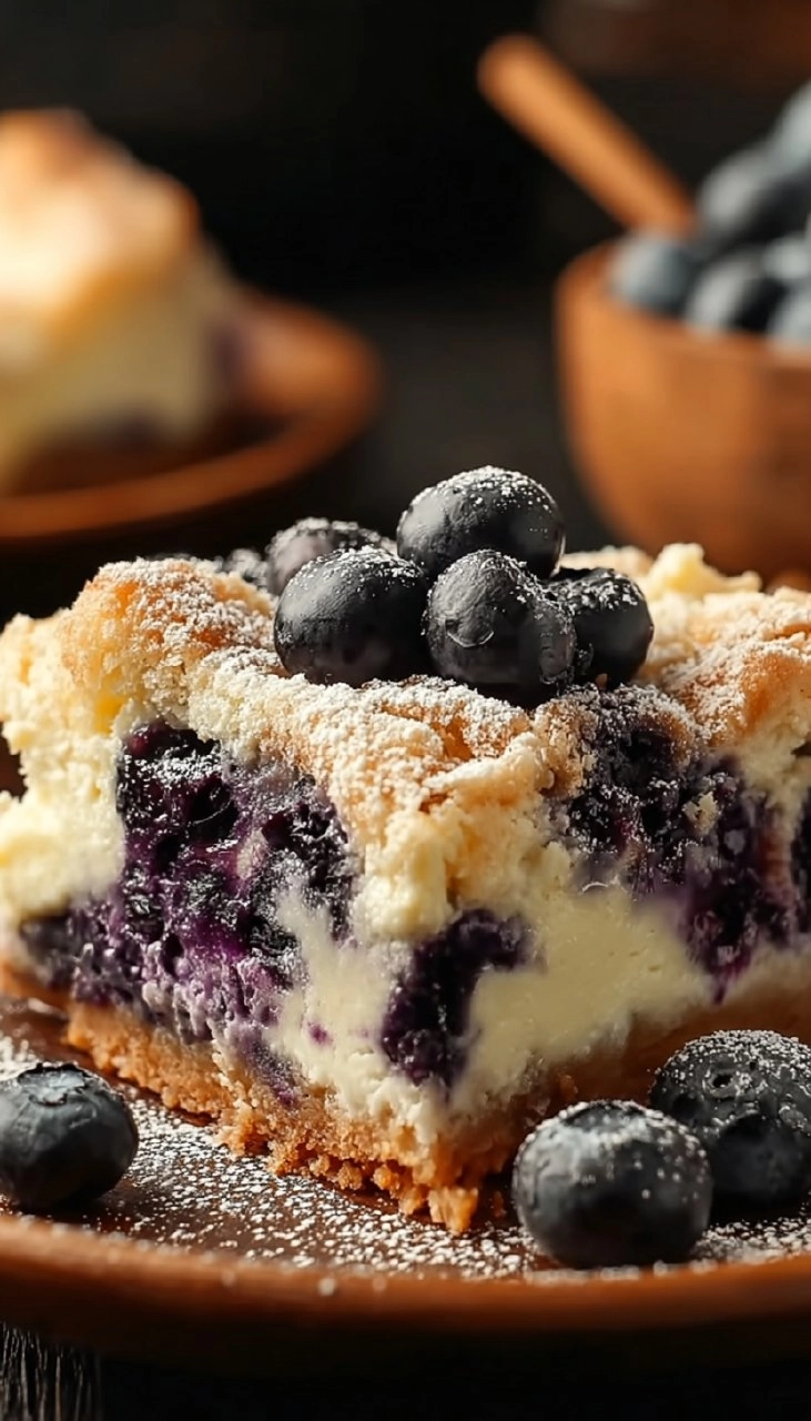 Blueberry Cheesecake Dump Cake