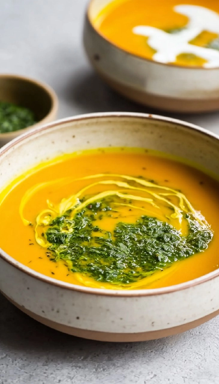 Carrot Soup With Chermoula 7 Carrot Soup With Chermoula