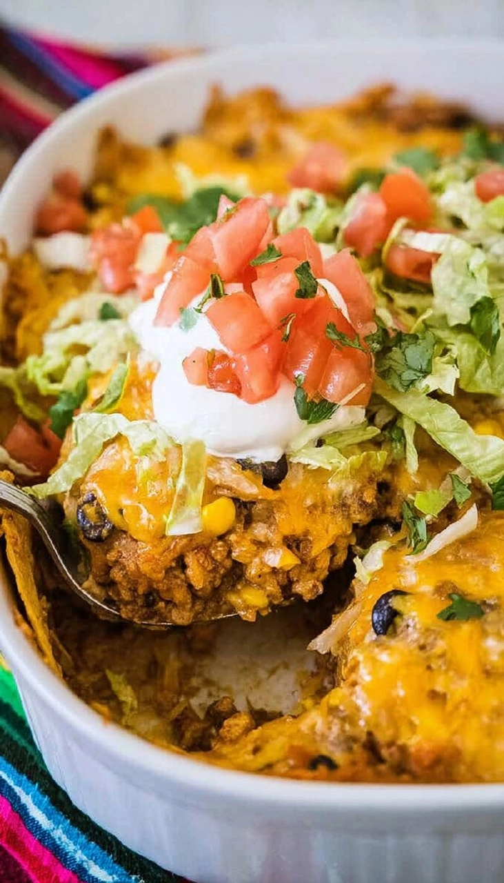 Chicken Taco Casserole