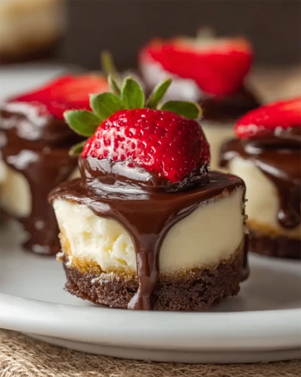 Home 3 Chocolate-Covered-Strawberry-Cheesecake-Bites-Recipe