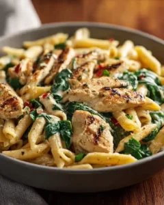 Cozy-Chicken-Spinach-Penne-Recipe