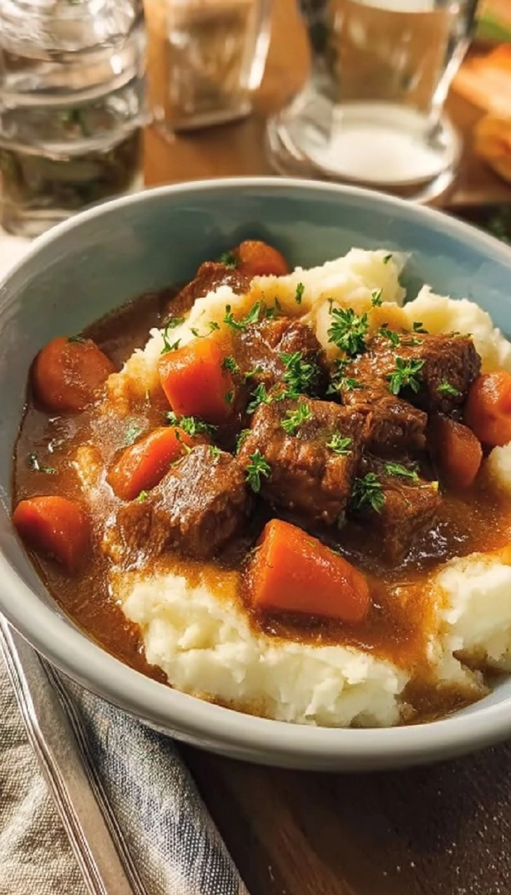 Irish Stew With Mashed Potatoes