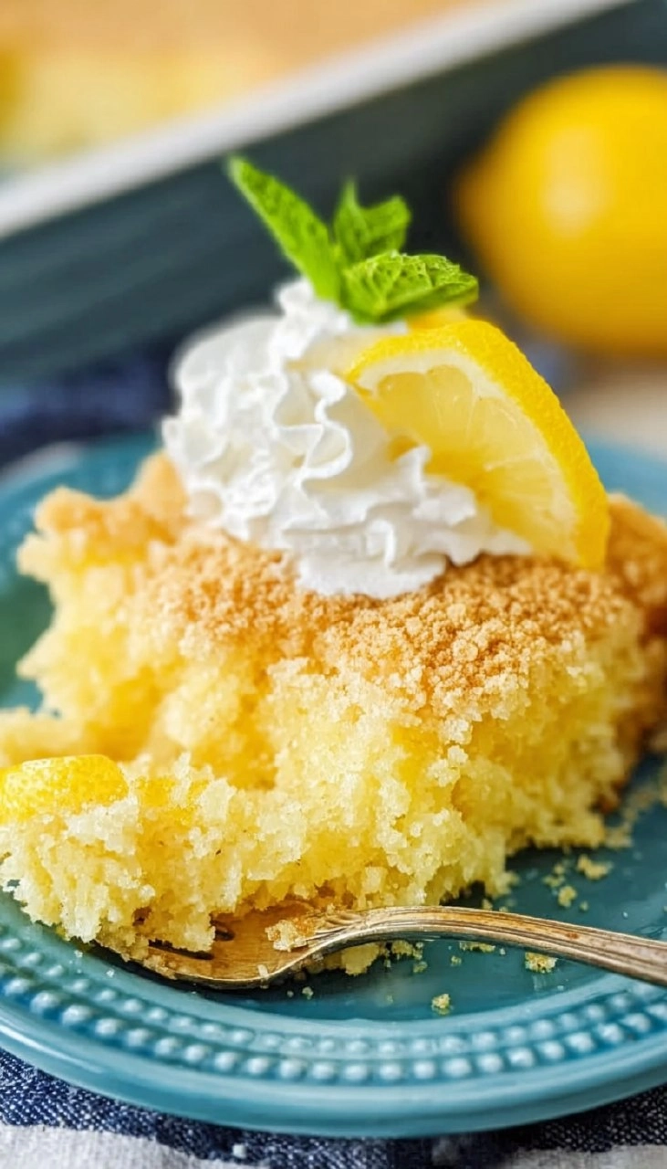 Lemon Dump Cake