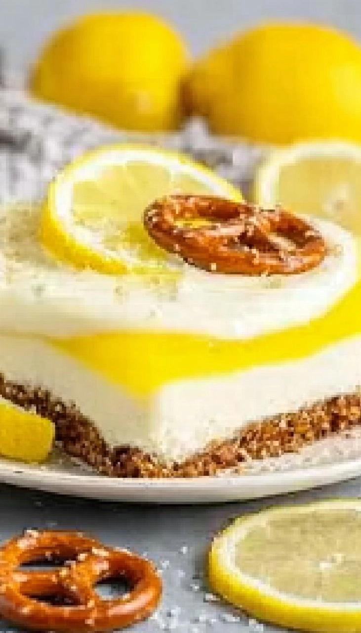 Lemon Pretzel Dessert