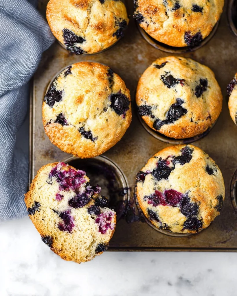 Olive-Oil-Blueberry-Muffins-Recipe