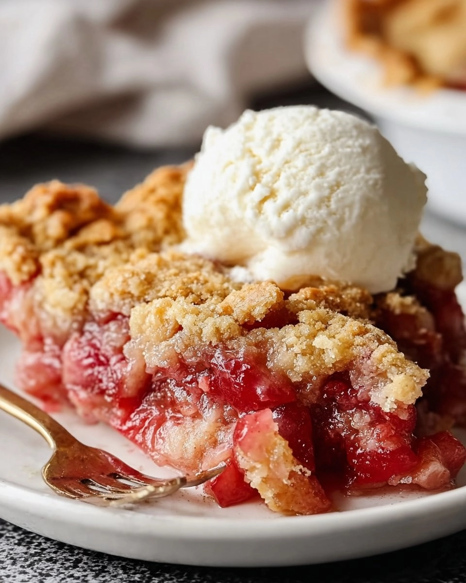 Rhubarb Dump Cake