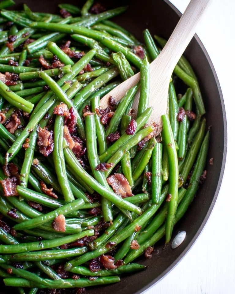 Skillet-Green-Beans-With-Bacon-Recipe