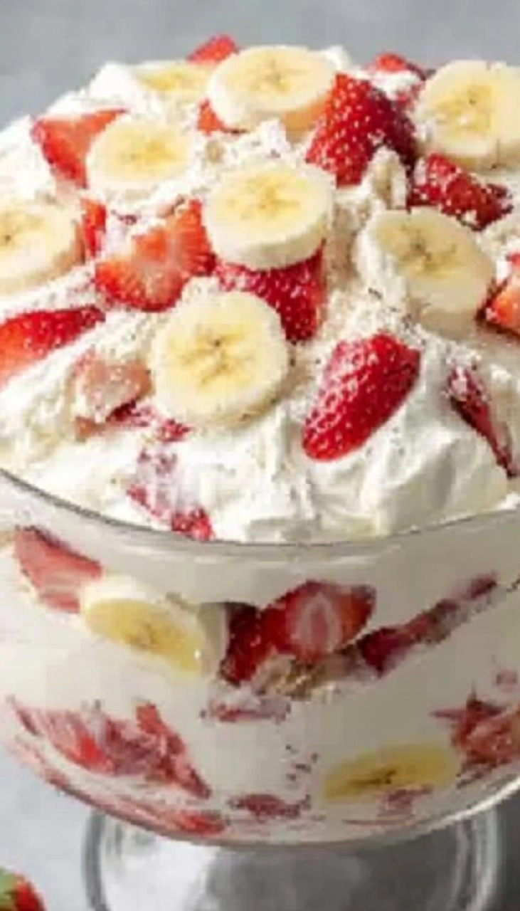Strawberry Banana Cheesecake Salad