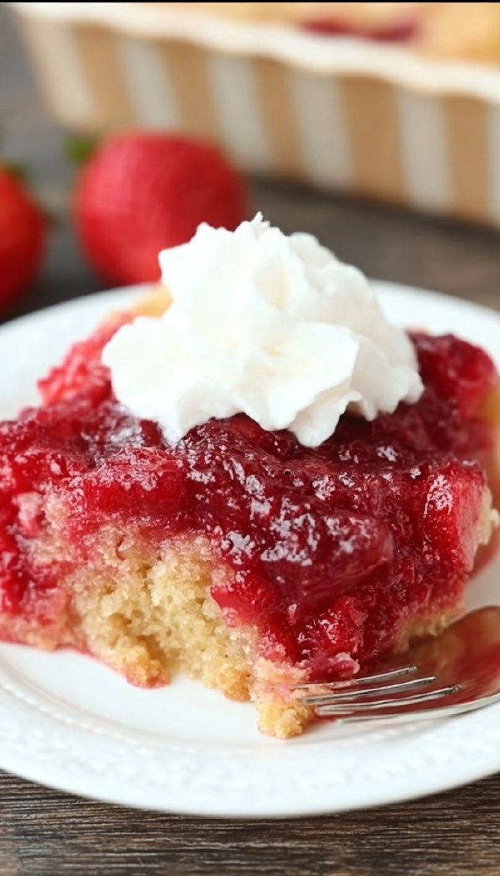 Strawberry Dump Cake 7 Strawberry Dump Cake
