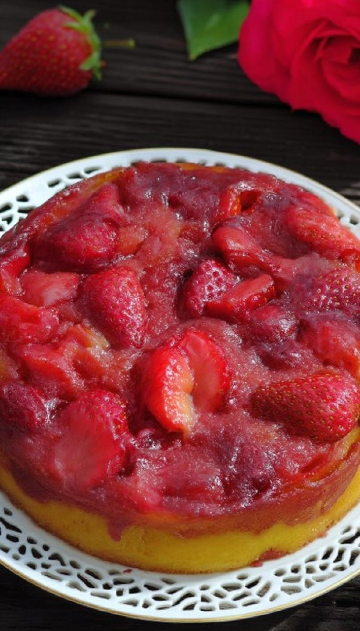 Strawberry Upside Down Cake