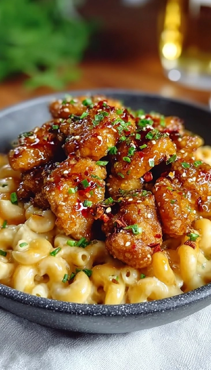 Sweet And Spicy Honey Pepper Chicken With Mac And Cheese 7 Sweet And Spicy Honey Pepper Chicken With Mac And Cheese