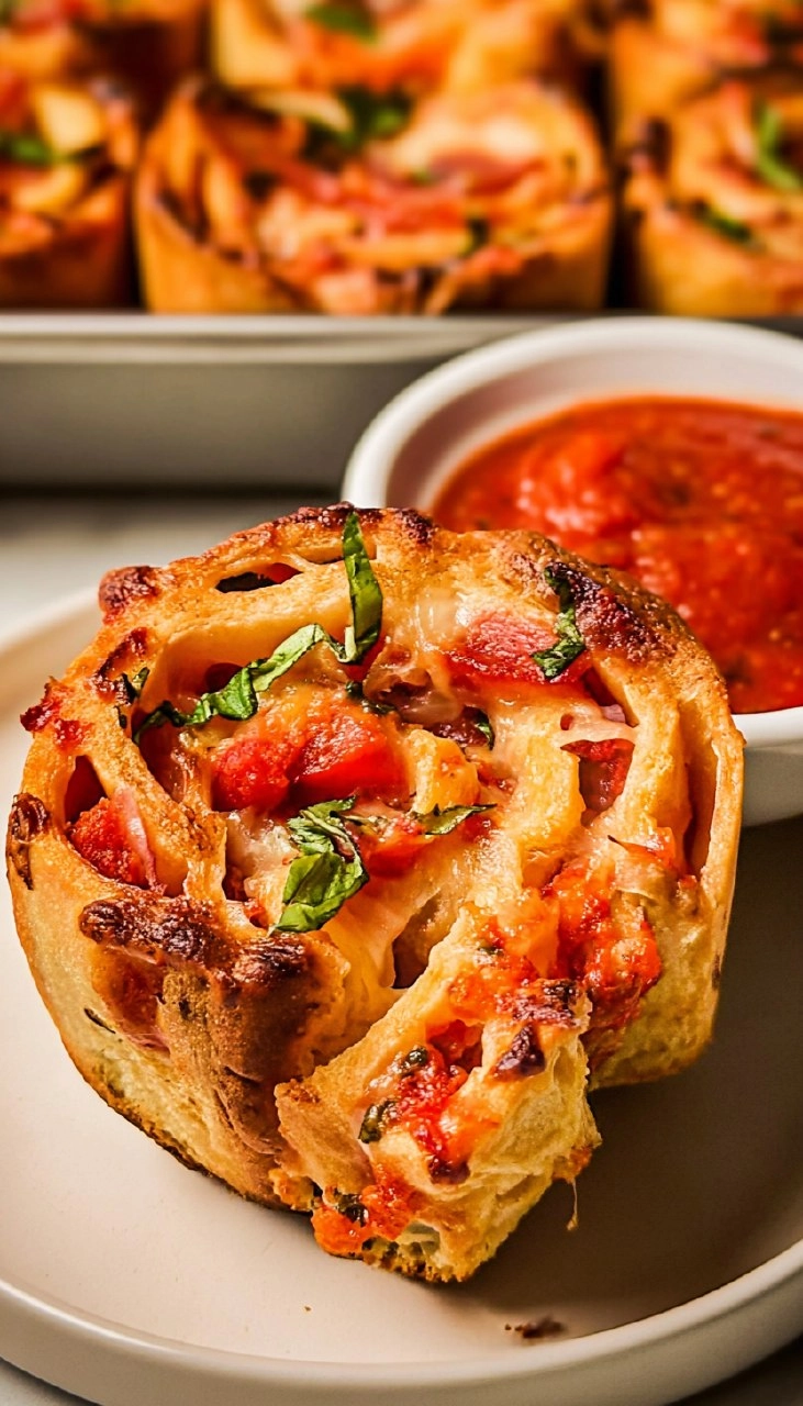 Veggie-Loaded Pizza Rolls