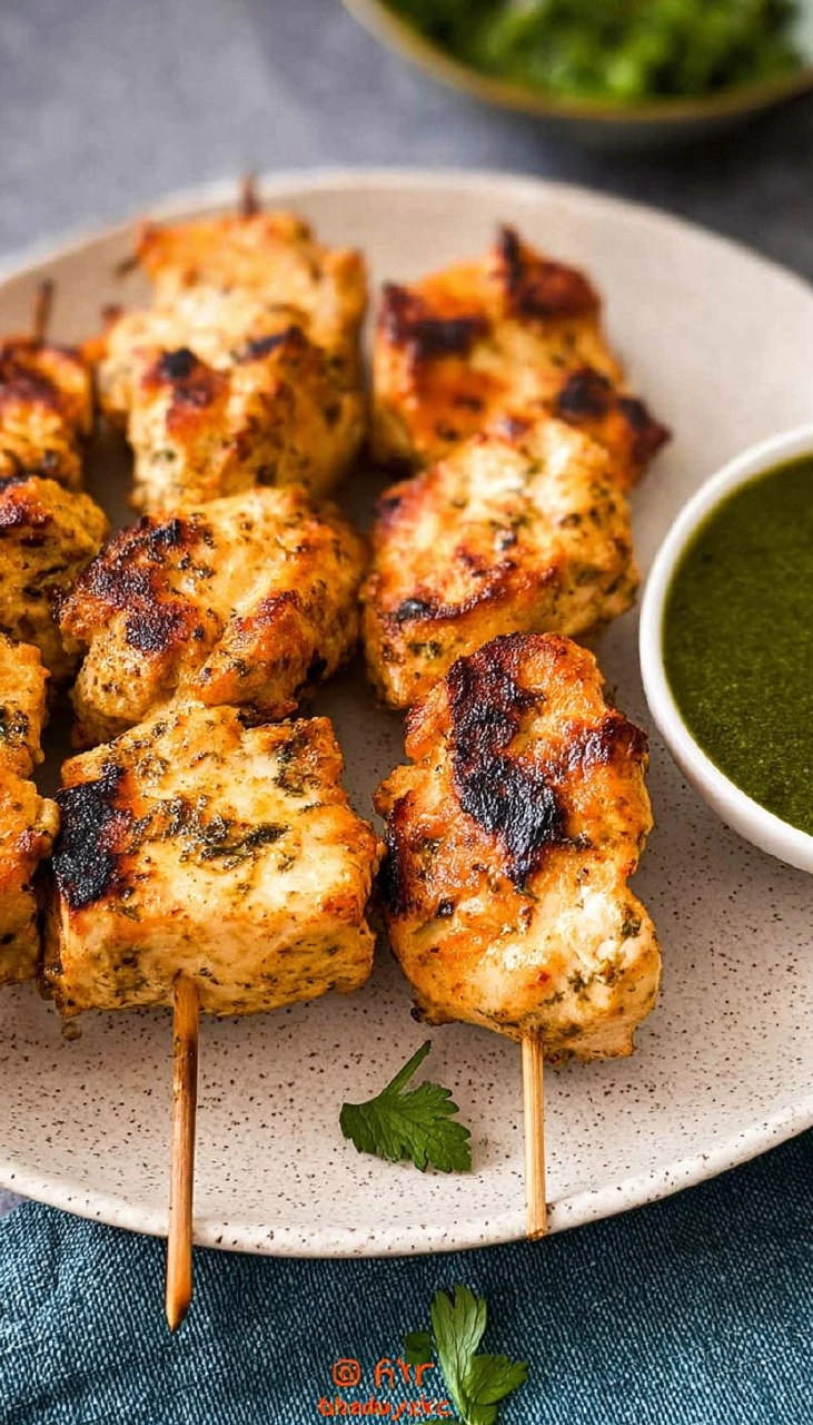 Air Fryer Chicken Malai Tikka