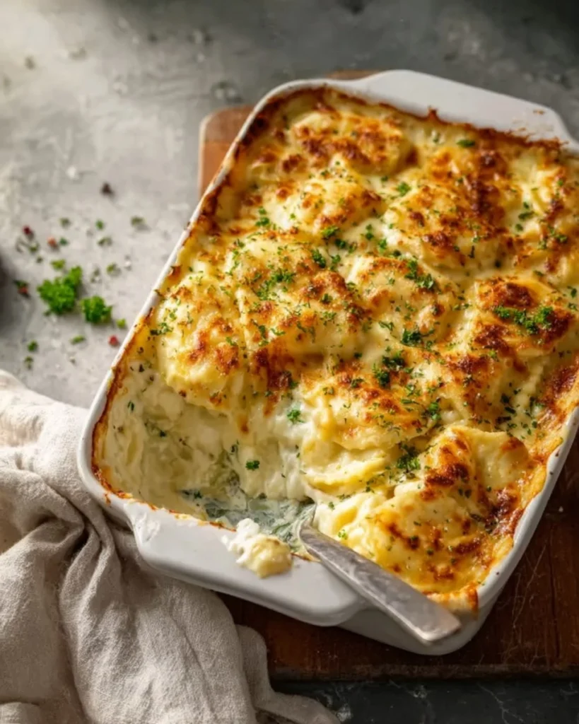 Alfredo-Ravioli-Casserole-Recipe