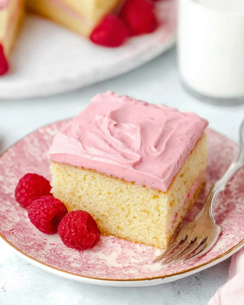 Almond-Cake-with-Raspberry-Frosting-Recipe