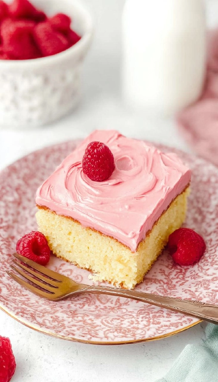 Almond Cake With Raspberry Frosting 7 Almond Cake With Raspberry Frosting
