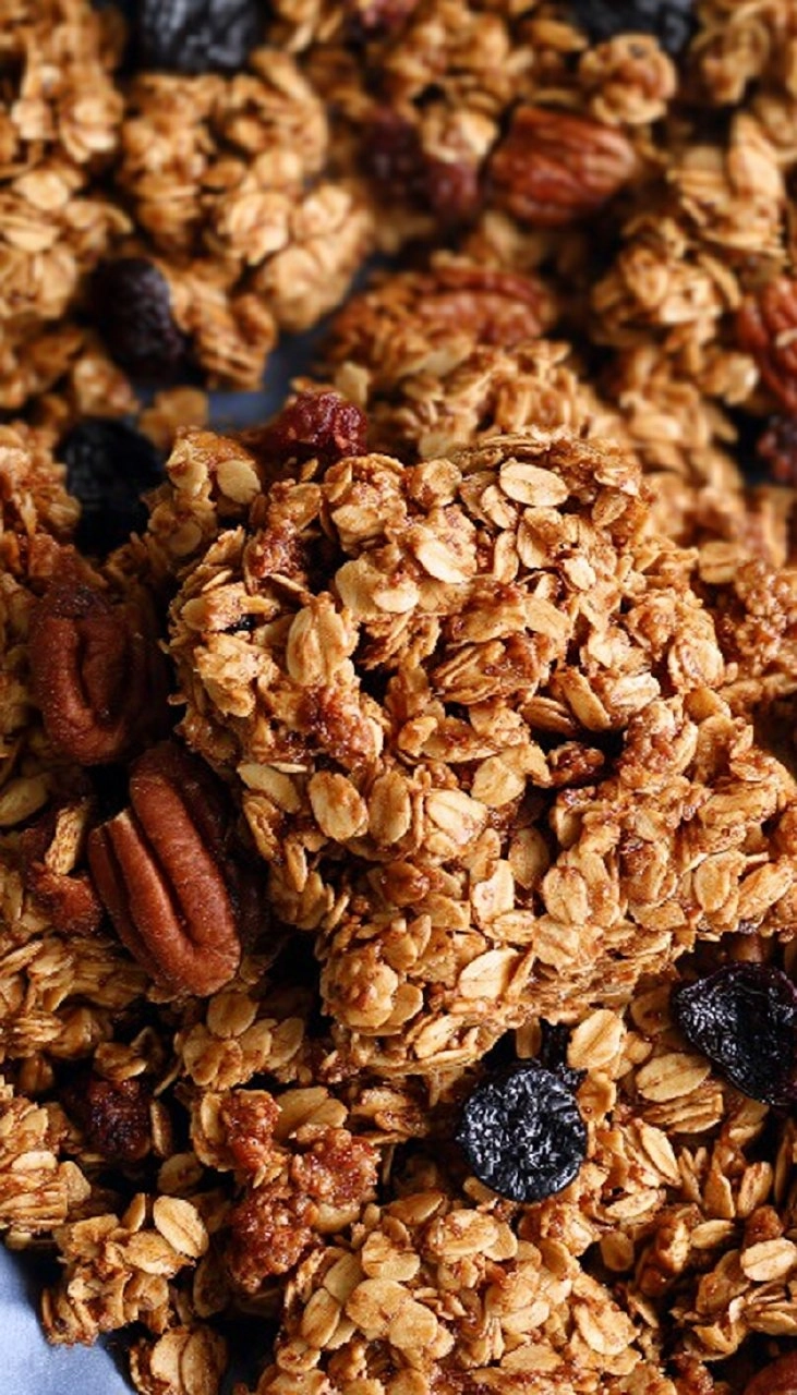 Crunchy Maple Pecan Egg White Granola