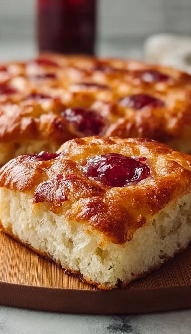 Jam Donut Focaccia