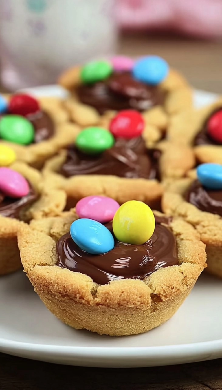 M&Amp;M Nutella Cookie Cups 7 M&Amp;M Nutella Cookie Cups