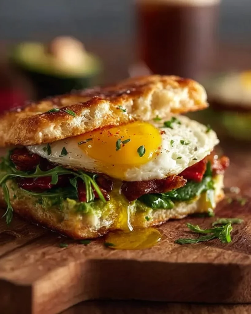 Mediterranean-Breakfast-Sandwich-Recipe