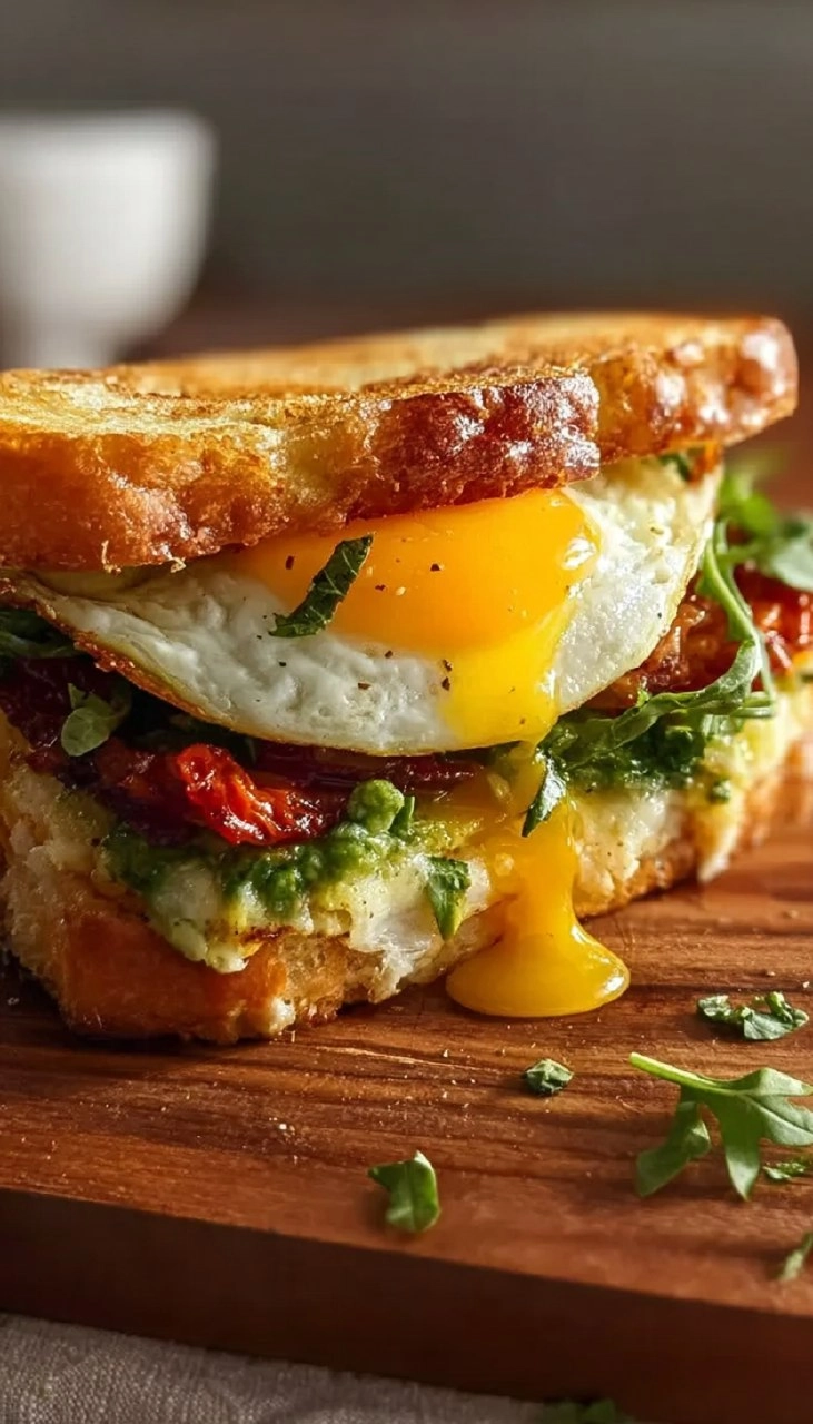Mediterranean Breakfast Sandwich 7 Mediterranean Breakfast Sandwich
