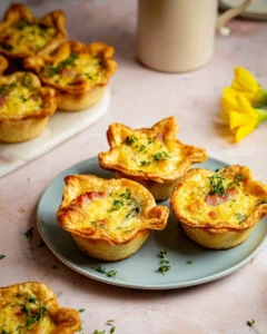 Mini-Ham-and-Gruyere-Quiches-Recipe