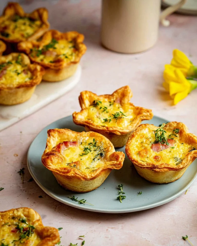 Mini-Ham-And-Gruyere-Quiches-Recipe
