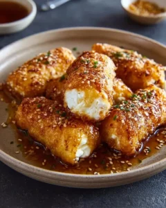 Oven-Fried-Feta-Rolls-with-Chili-Honey-Recipe