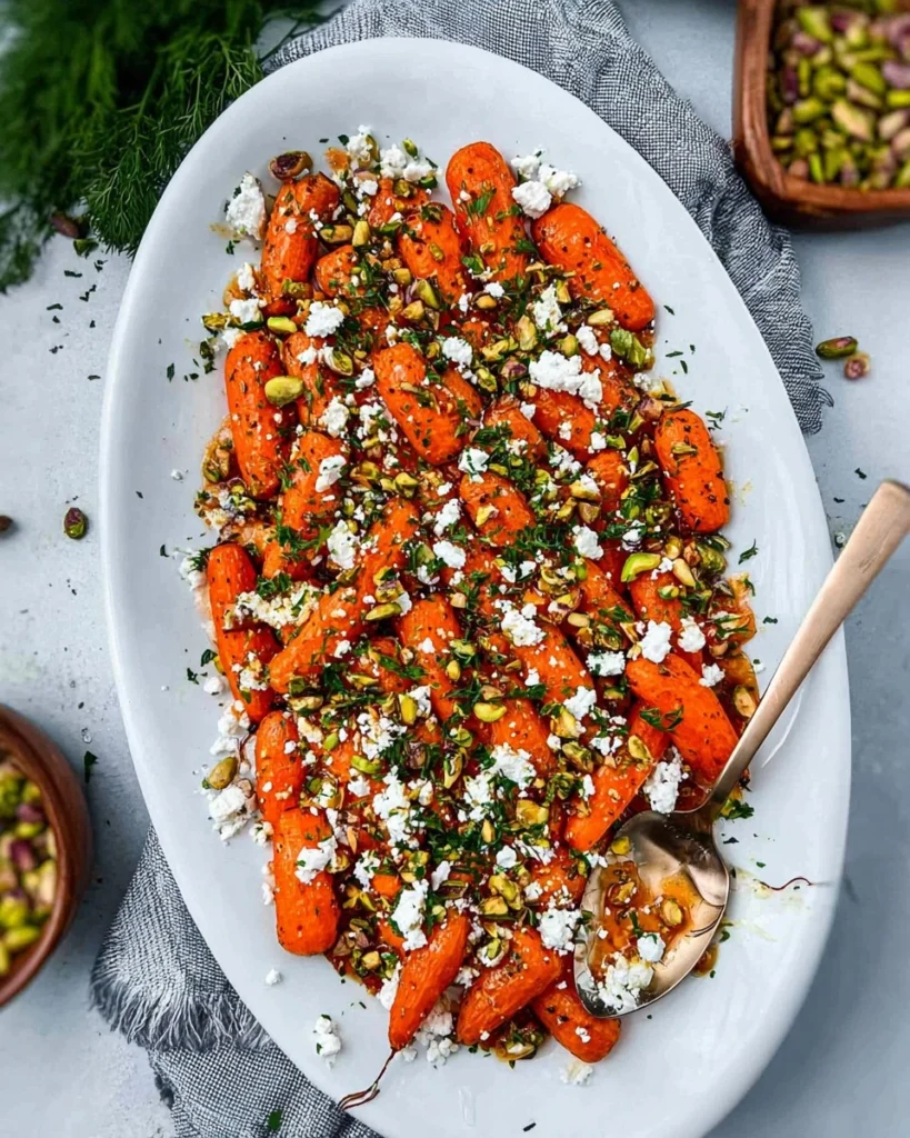 Roasted-Carrots-with-Hot-Honey-Pistachios-and-Feta-Recipe