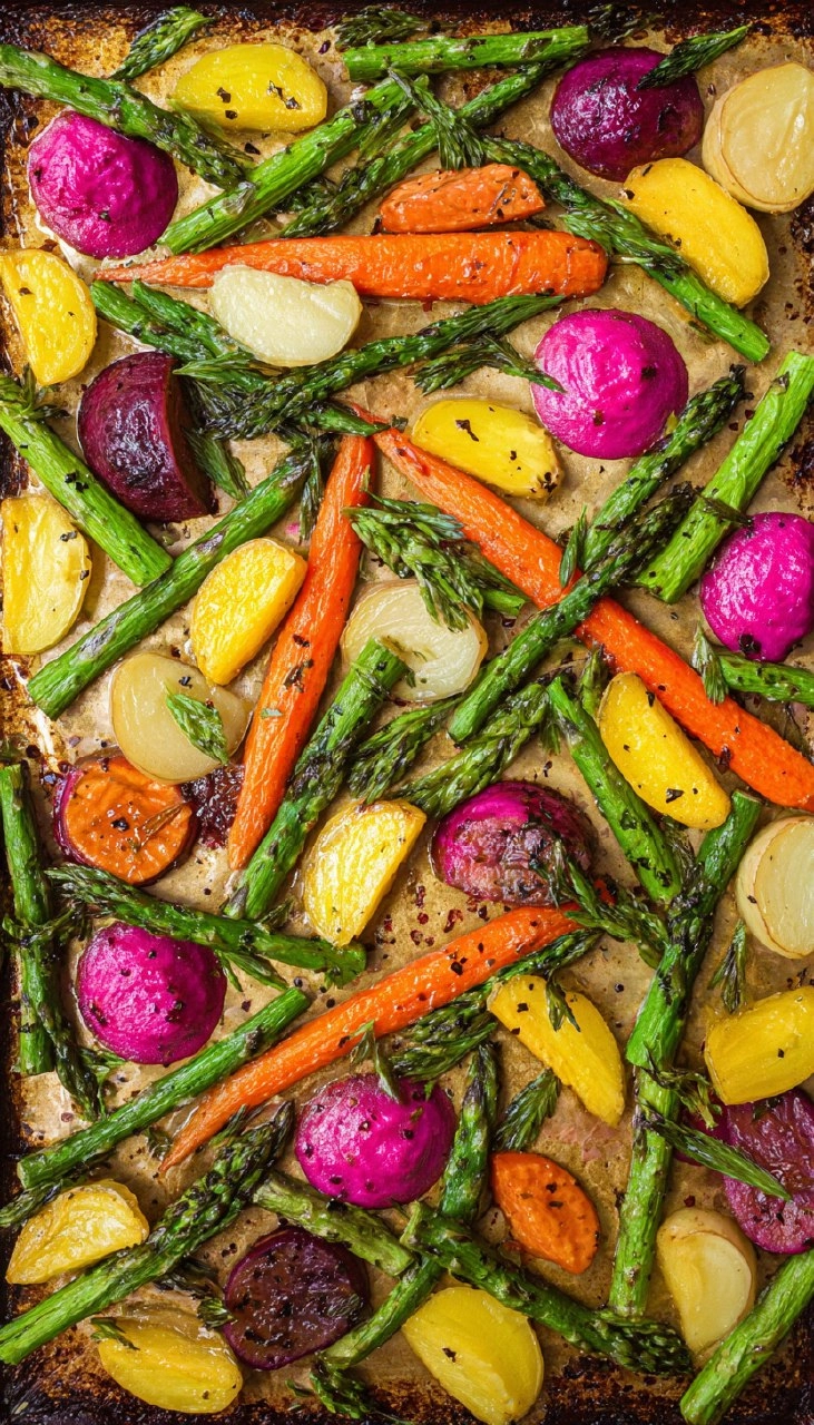 Roasted Spring Vegetables