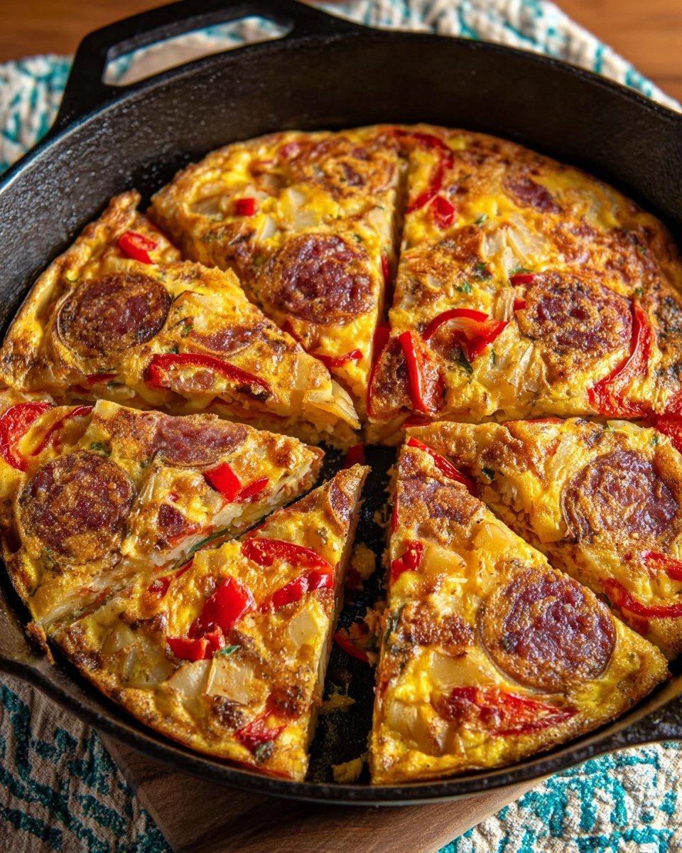 Home 4 Spicy-Smoked-Sausage-And-Potato-Frittata-Recipe