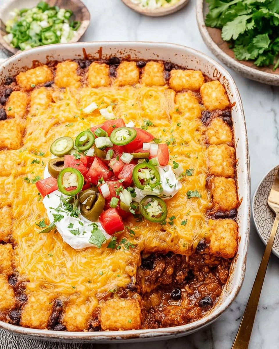 Taco Tater Tot Casserole 6 Taco Tater Tot Casserole
