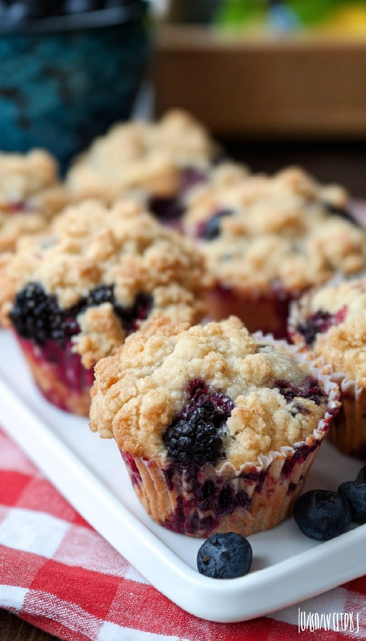 Triple Berry Muffins 7 Triple Berry Muffins