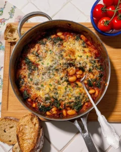 Vegan-Pizza-Beans-Skillet-with-Kale-Recipe