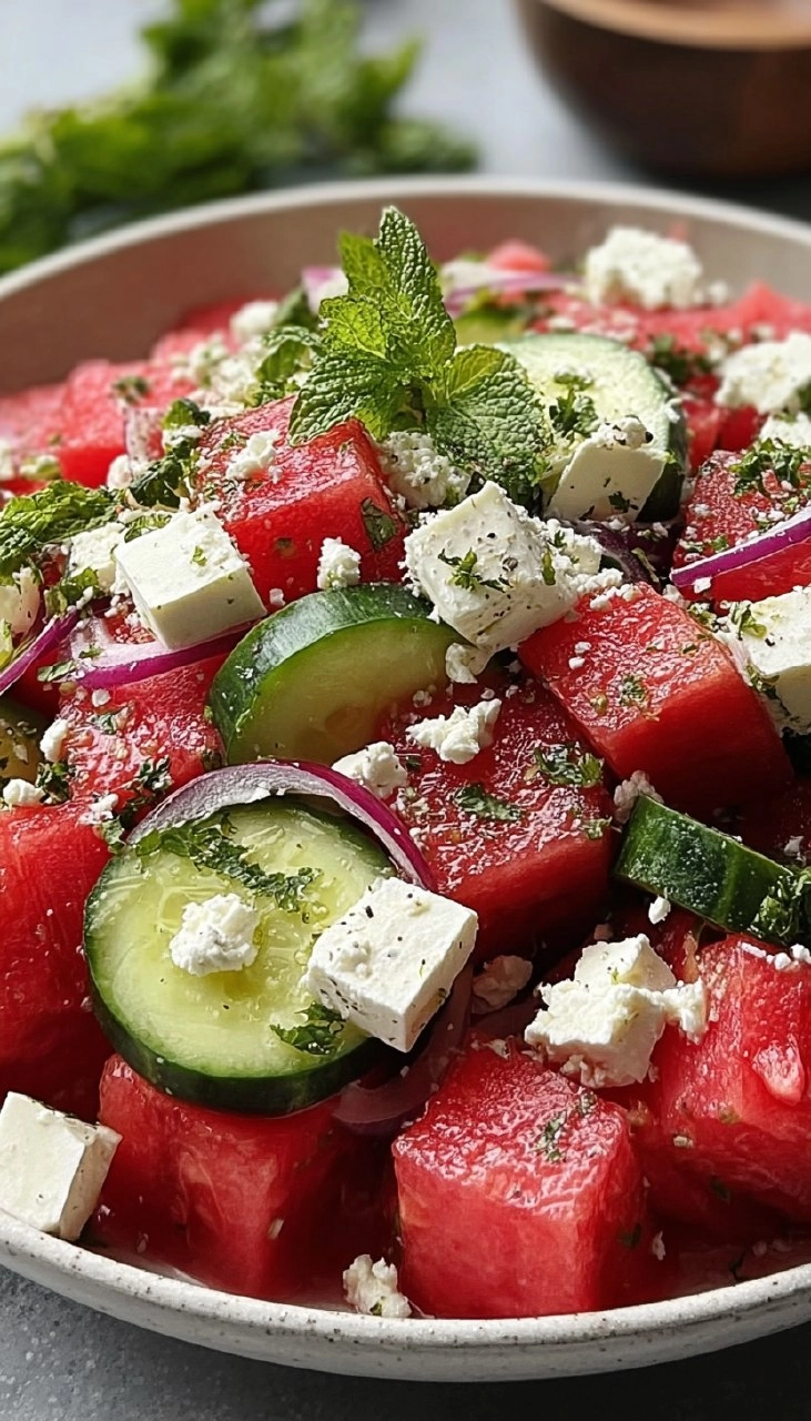 Watermelon Feta Salad 7 Watermelon Feta Salad