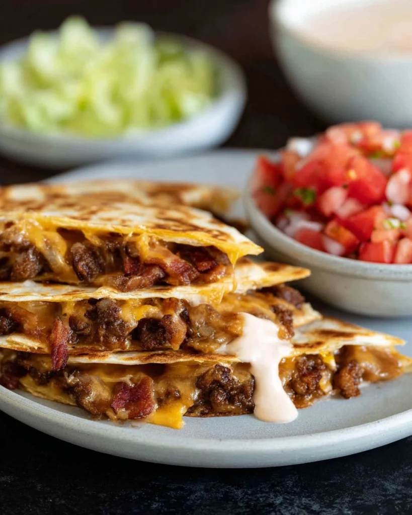 Bacon-Cheeseburger-Quesadillas-Recipe