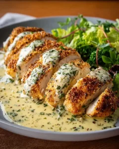 Baked-Caesar-Chicken-with-Parmesan-Sauce-Recipe