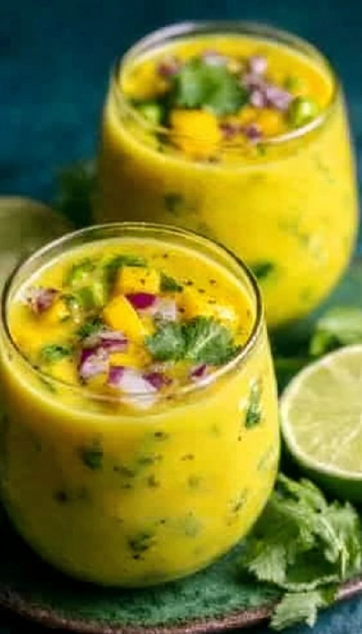 Chilled Mango Gazpacho 7 Chilled Mango Gazpacho