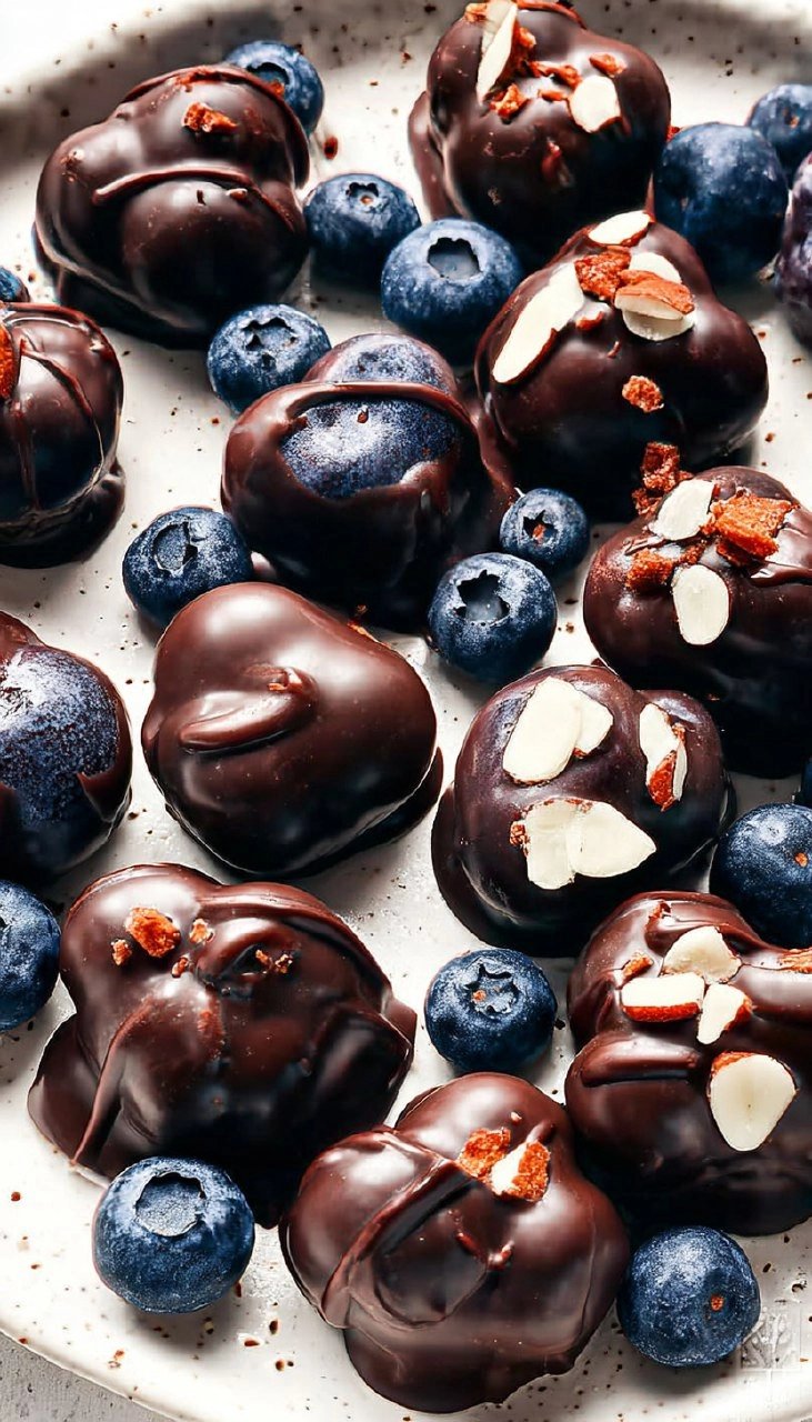 Chocolate Covered Blueberries 7 Chocolate Covered Blueberries