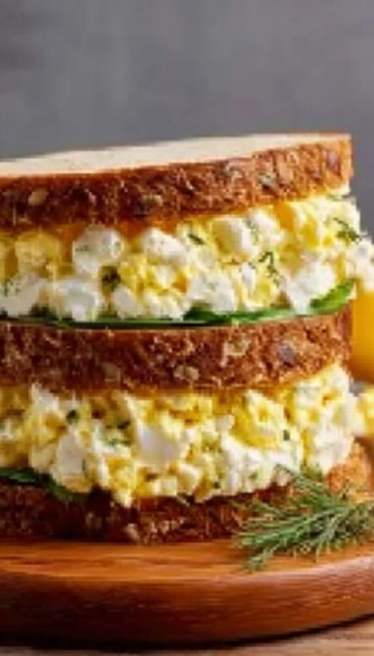 Cottage Cheese Egg Salad Sandwich