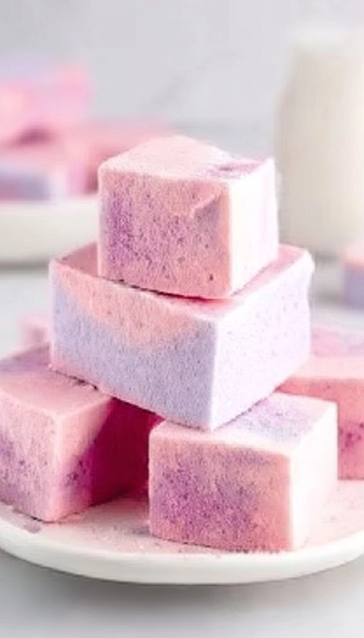 Cotton Candy Fudge: Colorful No Bake