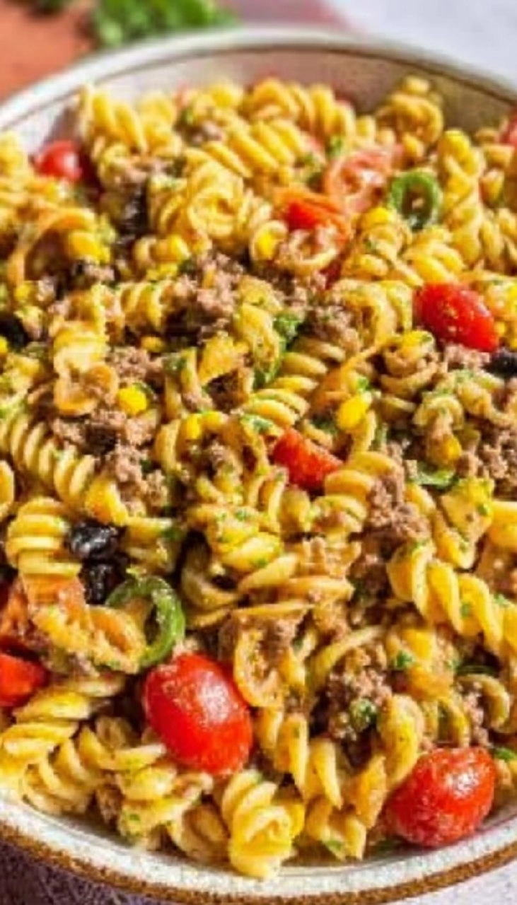Cowboy Pasta Salad 7 Cowboy Pasta Salad