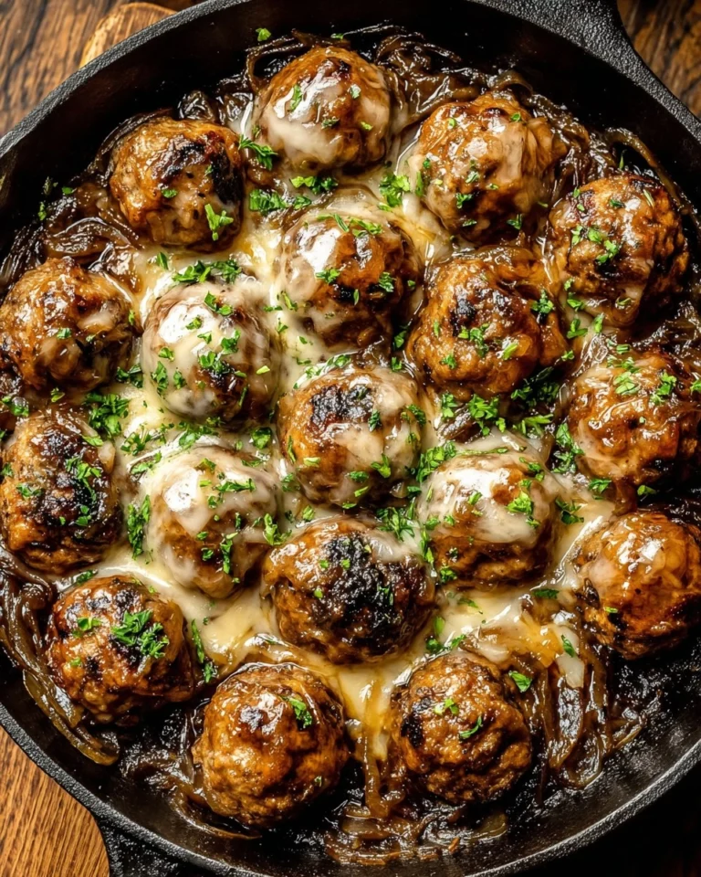 French-Onion-Meatballs-Recipe