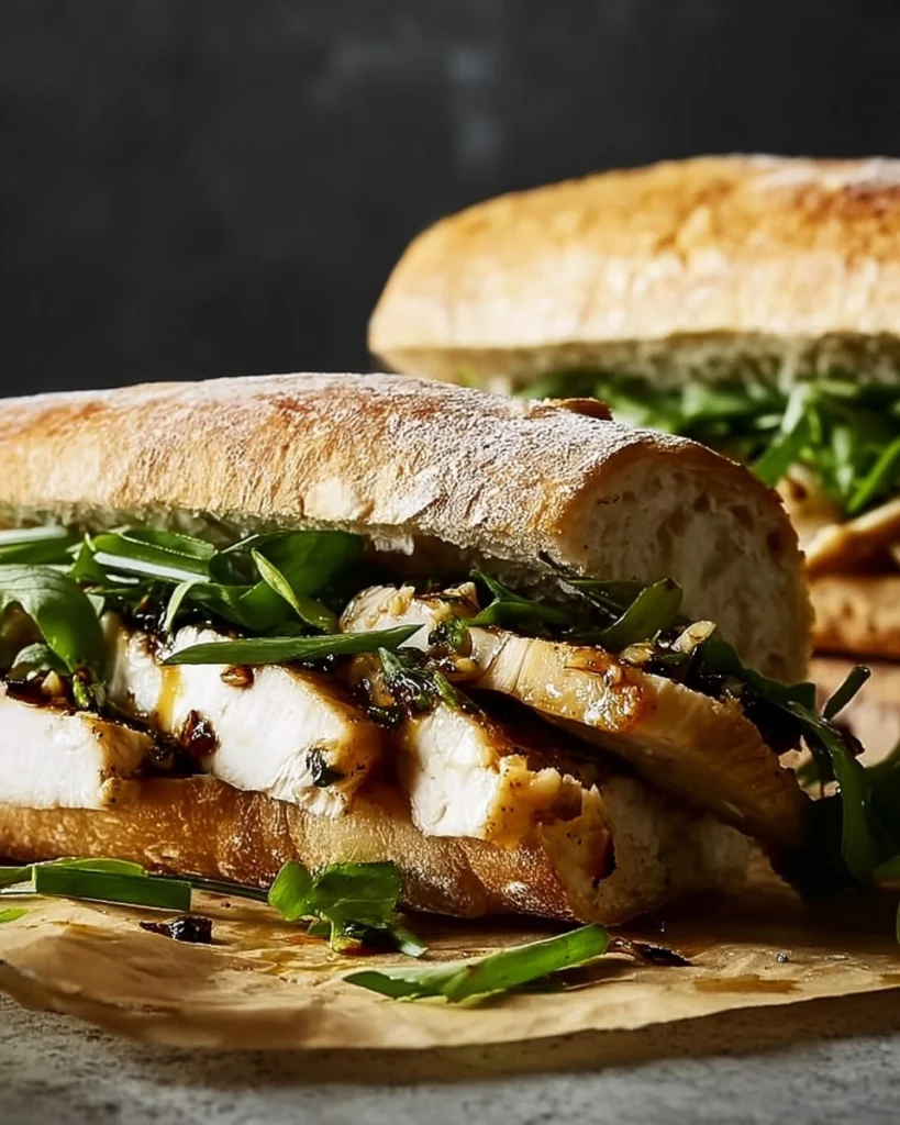 Garlic-Scallion-Rotisserie-Chicken-Sandwiches-Recipe