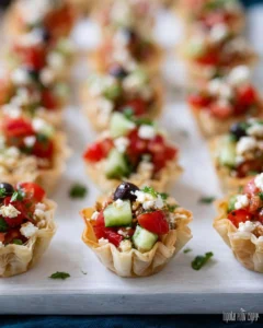 Greek-Salad-Phyllo-Cups-Recipe