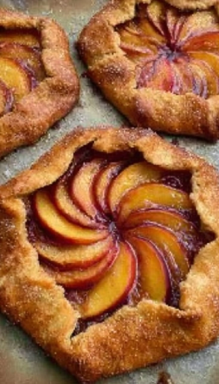 Grilled Peach Galettes